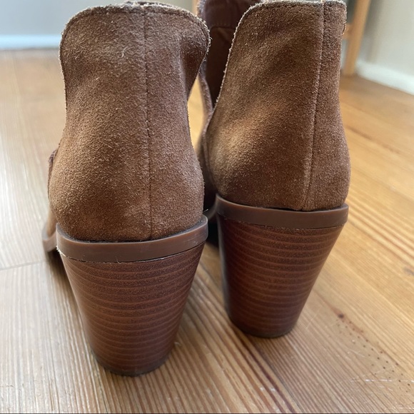 Steve Madden Aker brown sueded leather bootie SIZE 7 - Picture 10 of 12